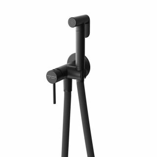 Гигиенический душ со смесителем Kerama Marazzi Futura 886KM.01.093 чёрный матовый